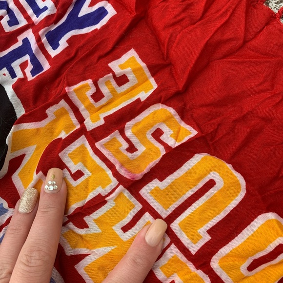 NWT 90s vintage Mickey Mouse Disney tapestry/scarf - Picture 4 of 4